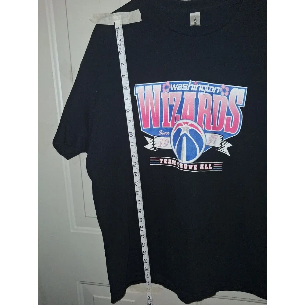 Washington Wizards Team Above All T Shirt Mens XL Black Caesars Sportsbook...